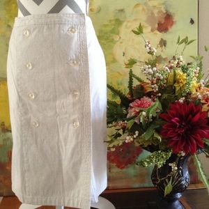 Isaac Mizrahi Stone Gray A Line Skirt